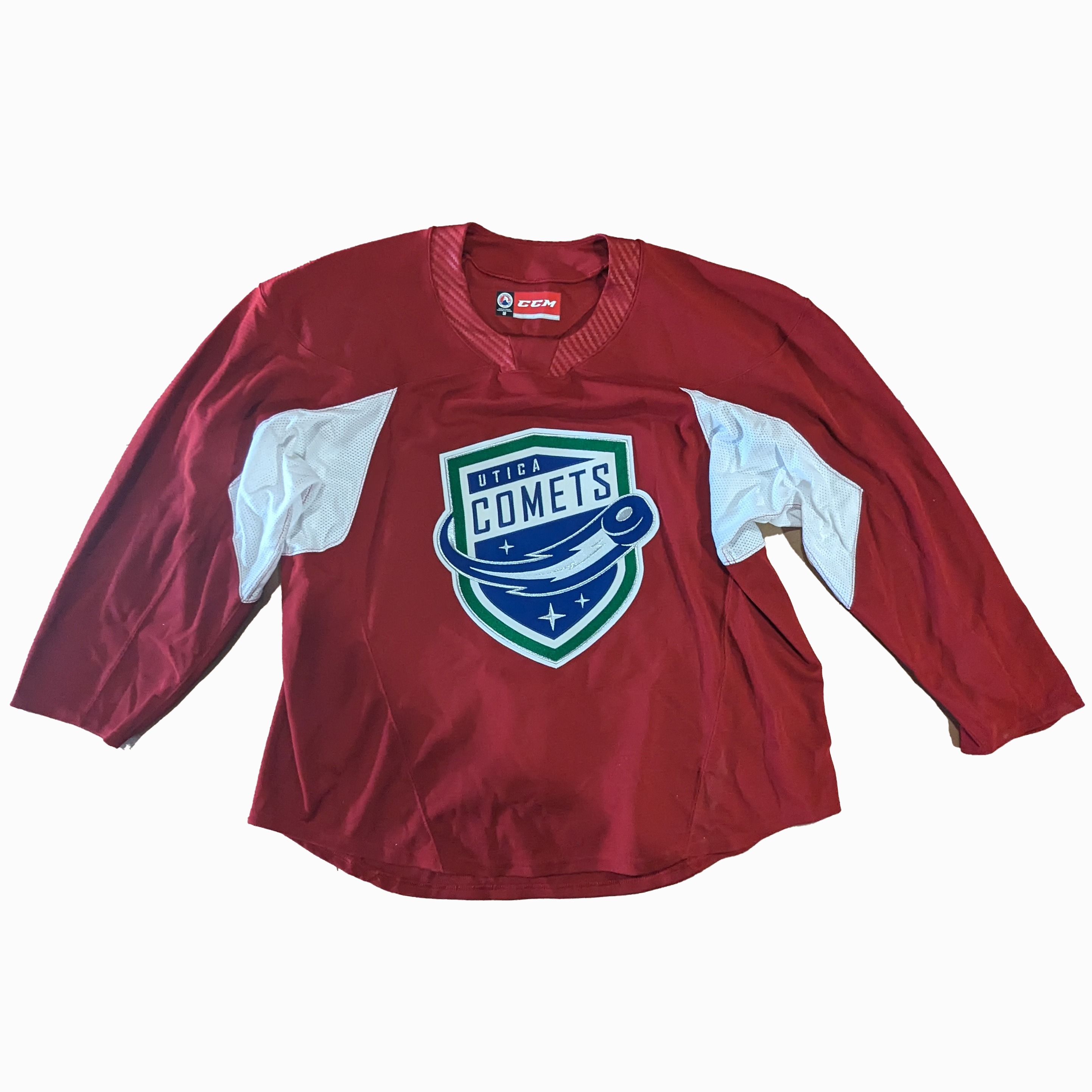AHL - Maillot d'entraînement CCM d'occasion - Comets d'Utica (rouge)